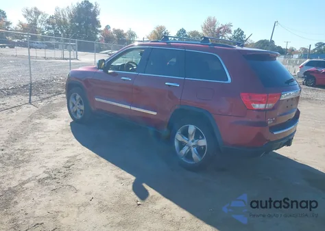 2013 Jeep Grand Cherokee Overland z USA, uszkodzony, nr VIN 1C4RJFCTXDC525357